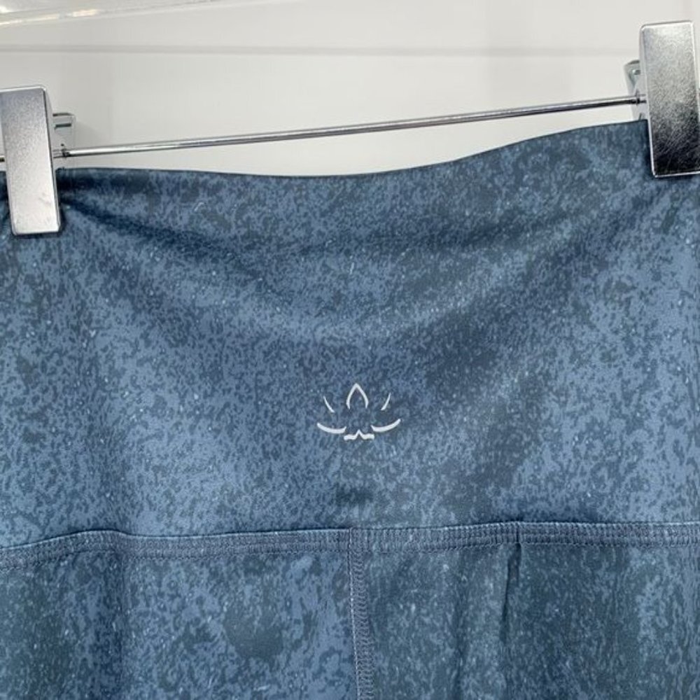 NWT Beyond Yoga Lux high waist leggings navy marble 7/8-length women new Small - Picture 3 of 5